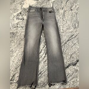 MOTHER Women's Hustler Ankle Fray Jeans